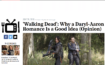Walking Dead opinion piece on a Daryl and Aaron romance.